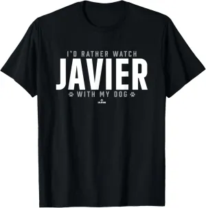 Watch with My Dog Ismael Javier Prospect Baseball Fan Gear T-Shirt