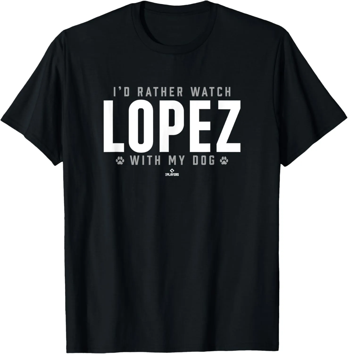 Watch with My Dog Jack Lopez Prospect Baseball Fan Gear T-Shirt