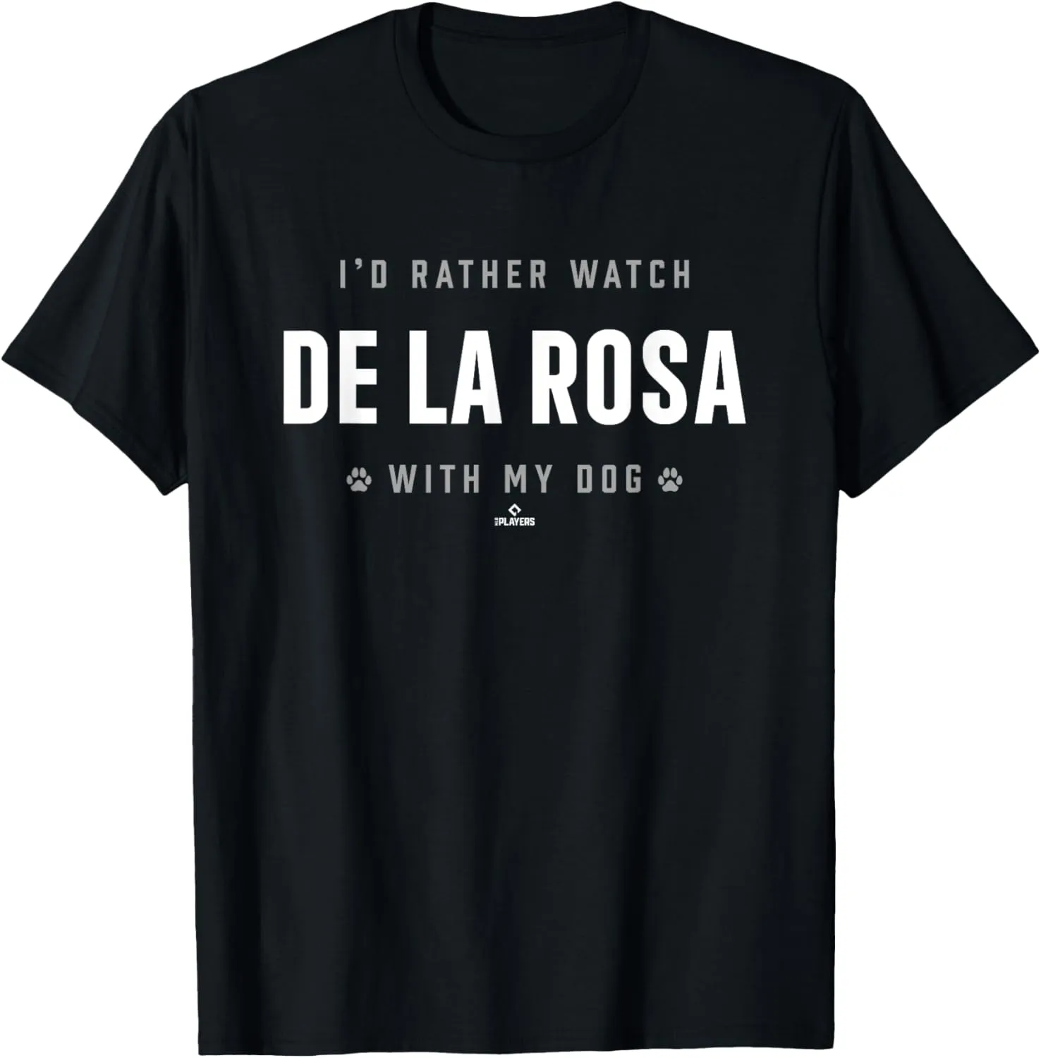 Watch with My Dog Manuel De La Rosa Prospect Baseball Fan T-Shirt