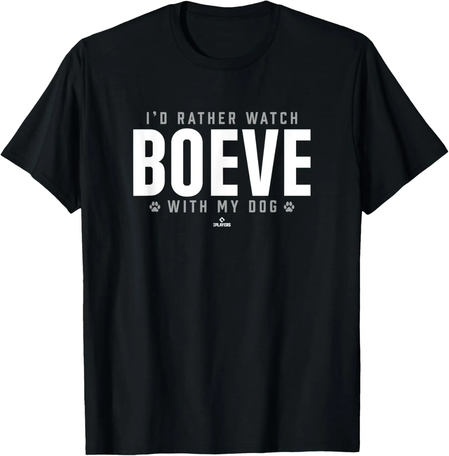 Watch with My Dog Mike Boeve Prospect Baseball Fan Gear T-Shirt