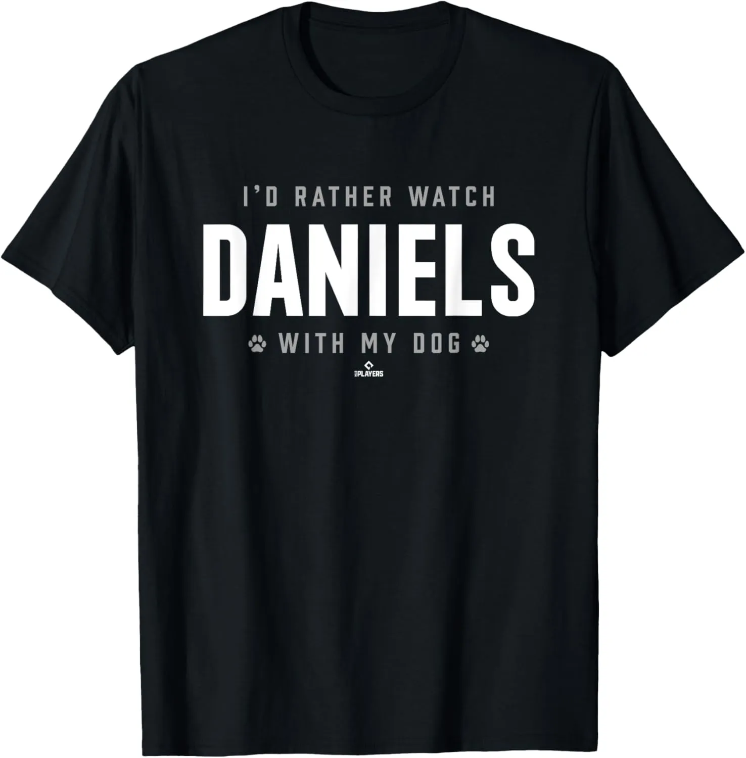 Watch with My Dog Zachary Daniels Prospect Baseball Fan Gear T-Shirt