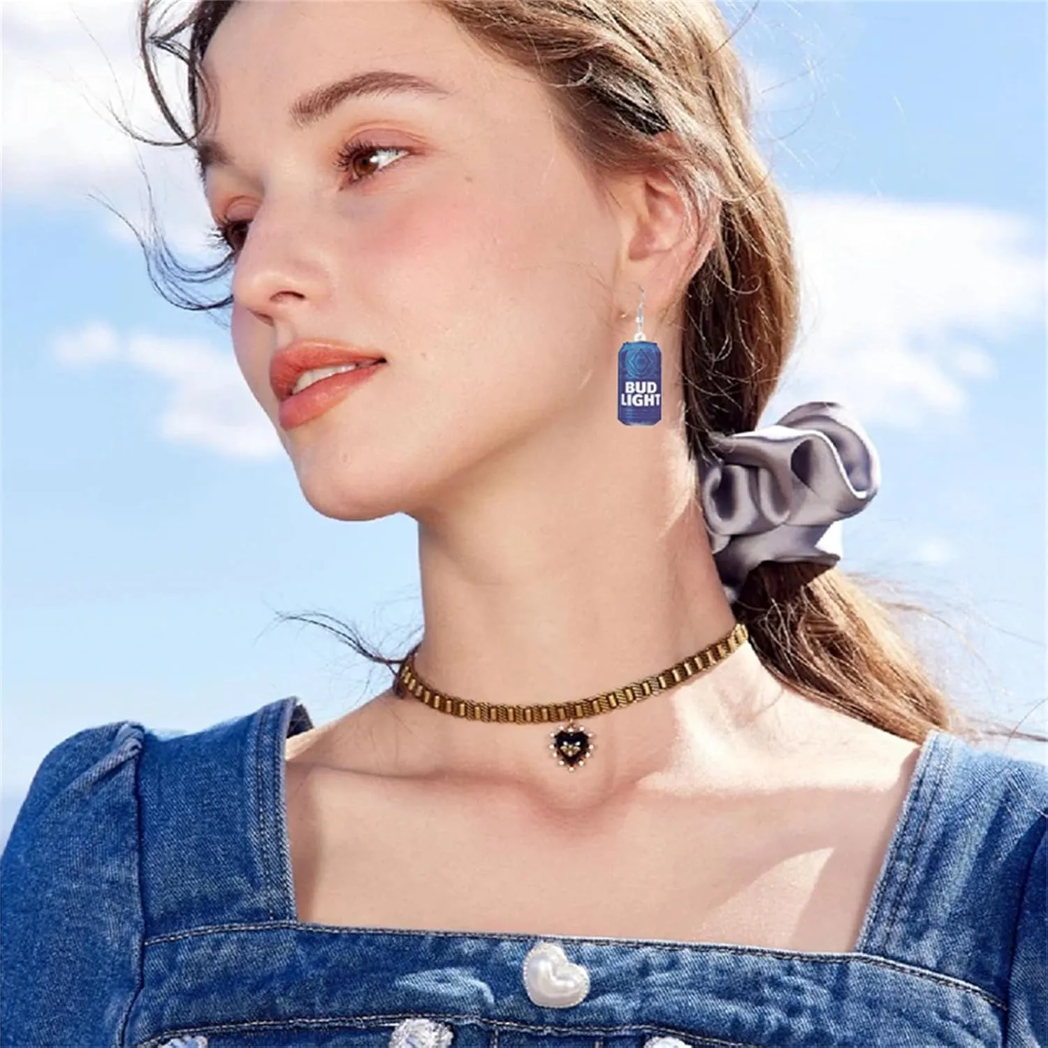 WCRAZYE Funny Beer Bottle & Mug Earrings - Drinks Bottle Drop Dangle Earrings - Creative Food Jewelry