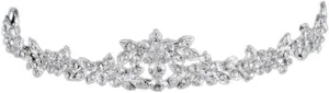 Women Kids Tiara Crowns with Comb Pins Imitation Crystal Glitter Rhinestone Headband Wedding Bridal Prom Party Jewelry Headpiece