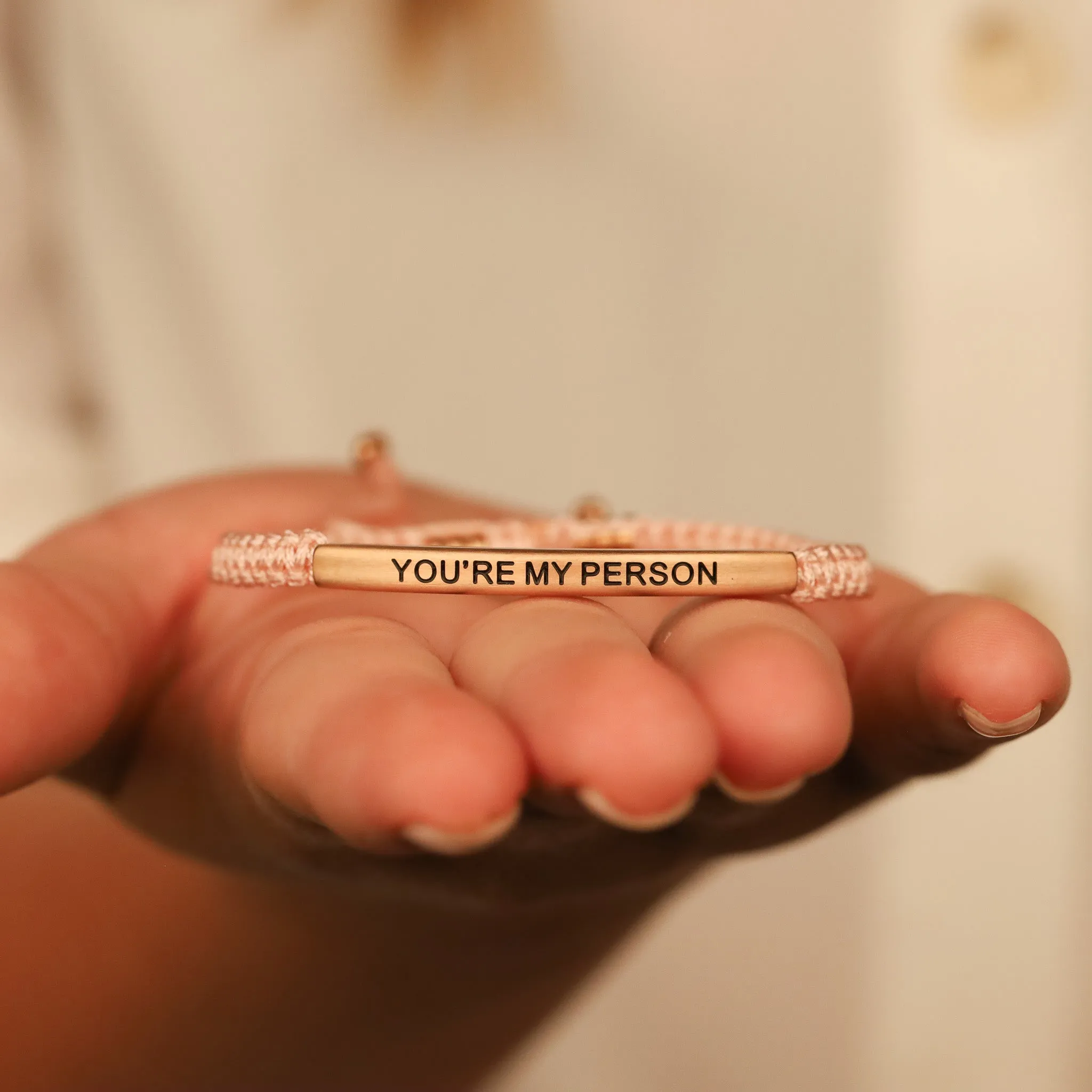 YOU'RE MY PERSON ROPE BRACELET